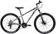 Sector 27.5" Graues Mountainbike mit Geschwindigkeiten und Mechanischen Scheibenbremsen