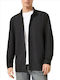 Long Sleeve Grey Flannel Shirt