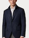 Herrenanzugsjacke Marineblau