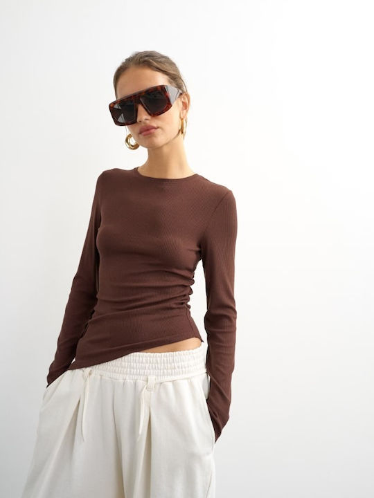 Women's Burgundy Blouse
