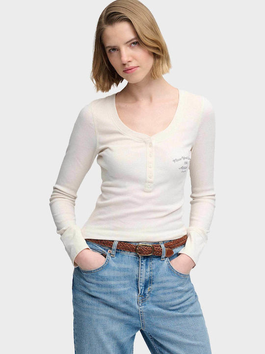 Superdry Superdry Damen Baumwoll Langärmeliges ...