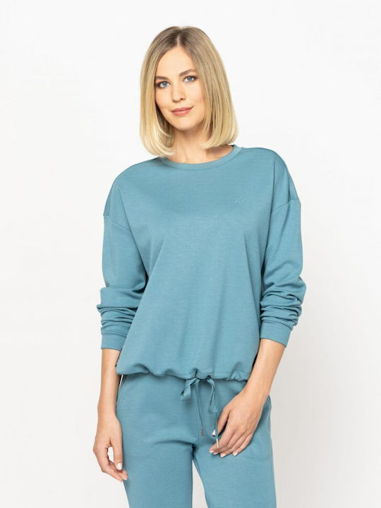 Heavy Tools Damen Bluse Aqua