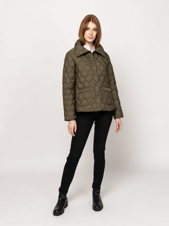 Heavy Tools Women's Jacket for Winter Olive