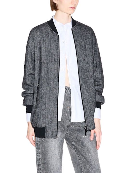 Women's Puffer Jacket for Winter Grey