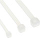 InLine Plastische Kabelbinder 300mmx4.8mm in Weiß Farbe (100 Stück) 59964L