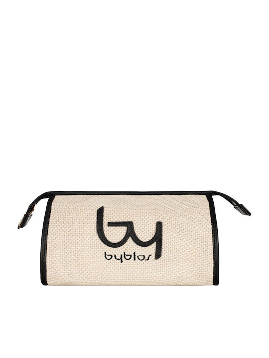 Toiletry Bag By Byblos Seek Bybe88b524-natural/black Women's