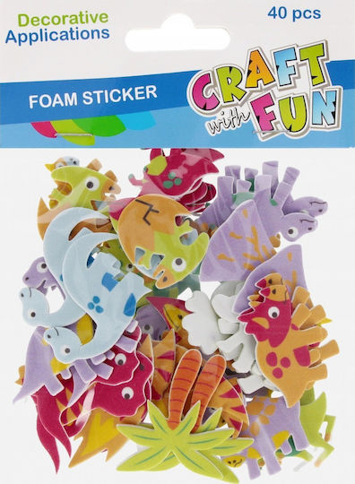 Craft with Fun Craft Type 10gr 40 Pieces In Multicolour Color