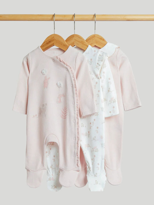 Mothercare Mehrfarbige Baby-Strampler Set 3 Stück