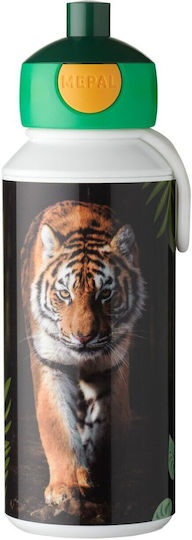 Mepal Пластмасова Детска Бутилка За Вода Термос С Изскачащо Гърло Non Spill Многоцветна 400мл