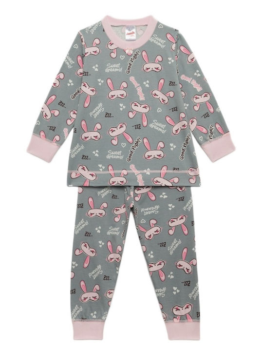 Minerva Kinder-Nachtwäsche Winter Graue Baby