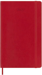Moleskine Седмичен дневник 2027 Червен