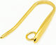 Stainless Steel Schmuckherstellungsmaterialien Ohrschmuck Link 20mm Gold 4Stück 6-72