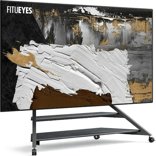 Fitueyes S02F2481B-A+B Подова Телевизионна Стойка До 100" Черна