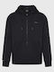 Hooded Cardigan Black