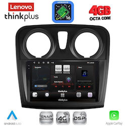 Lenovo Car Audio System for Dacia Logan / Sandero 2012-2019 (Bluetooth/USB/WiFi/GPS/Apple CarPlay/Android Auto) with 9" Touch Screen
