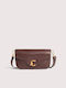 Leather Women's Shoulder / Crossbody Bag Burgundy