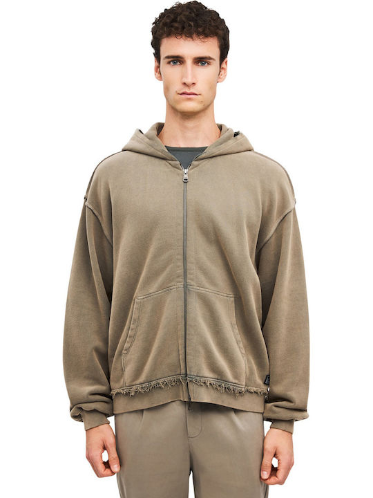 Dirty Laundry Ζακέτα με Κουκούλα Vint Rock Beige