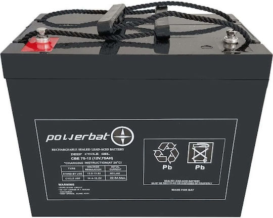 18448 Μπαταρία UPS με Χωρητικότητα 75Ah και Τάση 12V