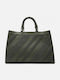 Leather Women's Handbag Crossbody Suede Khaki