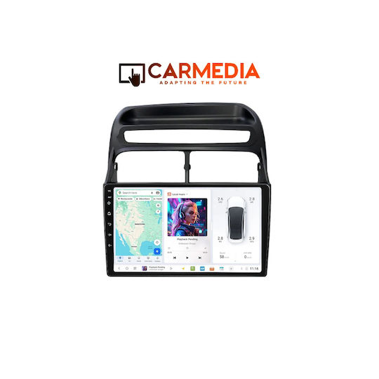 Carmedia Автомобилна Аудио Система за Fiat Linea 2007-2011 (Bluetooth/USB/Wi-Fi/GPS/Apple CarPlay/Android Auto) с Touch Screen 9"