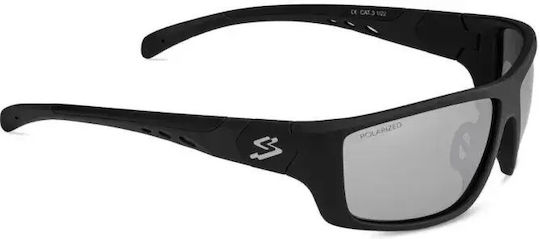 Spiuk Sport Sonnenbrille Smily Schwarz Spiegel Silber