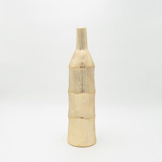 Decorative Polyresin Vase Gold Φ10xH39.5cm