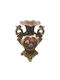 Decorative Brown Polyresin Vase