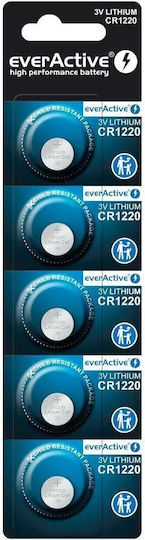 EverActive Μπαταρίες Λιθίου Ρολογιών CR1220 5τμχ