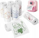 Xrec Thermal Printing Paper Xrec P02 K22 P2-rm-s01 Coloured 56mm X 5m 7 Rolls