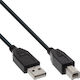 InLine USB 2.0 Cable USB-A male - USB-B male Μαύρο 0.5m 34550X