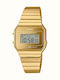 Casio Мъжки Часовник Хронограф На Батерия Със Златист Метален Браслет