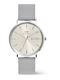 Daniel Wellington Men's Watch 40mm Battery with Silver Metal Bracelet