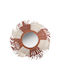 Wall Mirror with White Frame 63x63cm