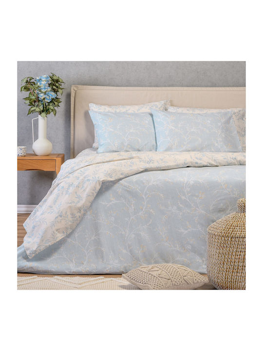 Melinen Duvet Cover Cotton Single 165x245 Sienn...