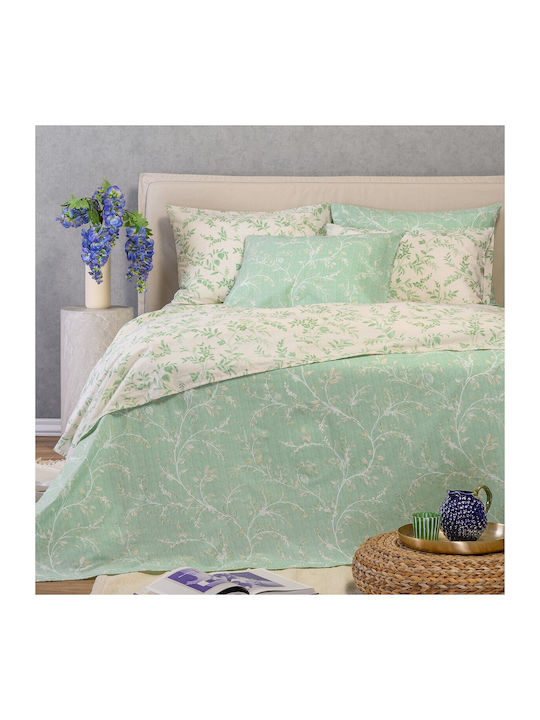 Melinen Duvet Cover Cotton Single 165x245 Sienn...