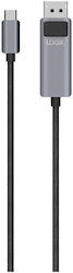 LOGIK Video USB-C male - DisplayPort 2m (431742)