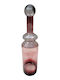 Glas Dekanter mit Verschluss Lila