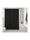 MRShome Duschvorhang 180x180cm Schwarzer