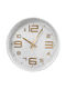 SPV 3D Wanduhr Weiß