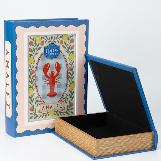 Cutie Decorativă Din Sticlă În Formă De Carte 20x5.5x27cm