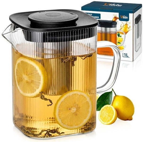 Vilde Vilde Teekanne mit Filter Glas Transparente 1000ml