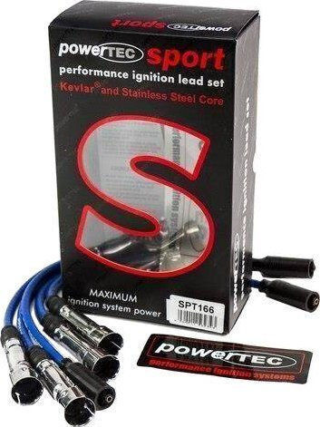 Кабели за Запалителни Свещи Powertec Audi 80 Vw Golf Jetta Passat Vento 84-99 Червени Комплект