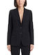 MY T Lang Damen Blazer Schwarz