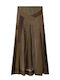 Midi Floral Brown Skirt
