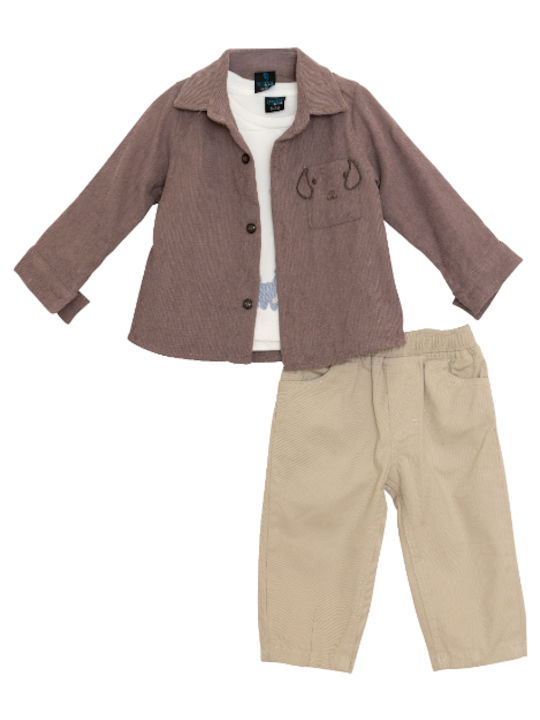 Restart Kinderbekleidungssets 2 Stück Beige