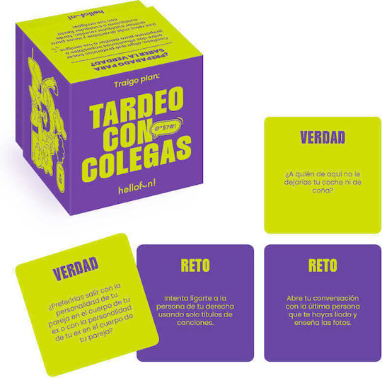 Επιτραπέζιο Παιχνίδι Juego Tardeo con Colegas για 2-4 Παίκτες 18+ Ετών (ES) Hellofun!