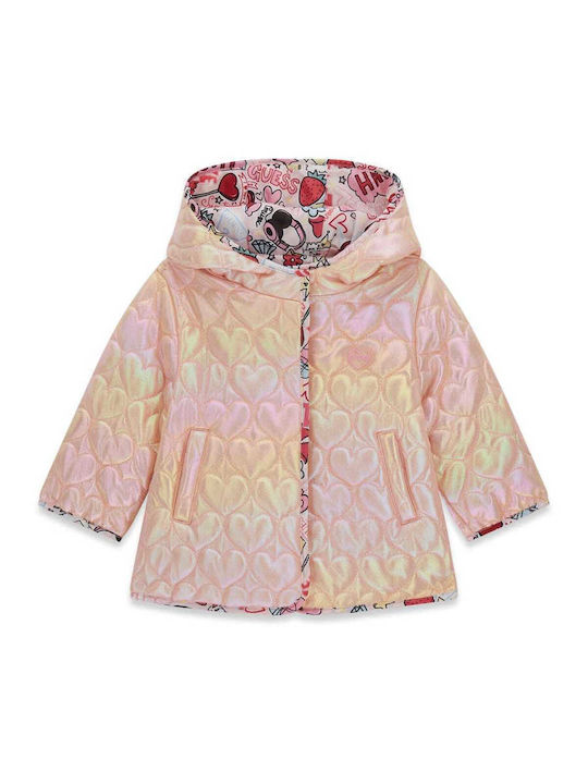 Kids Casual Jacket Short Pink