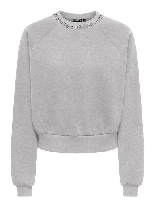 Only Long Women's Sweatshirt Grey