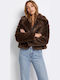 Short Women's Fur Chocolate