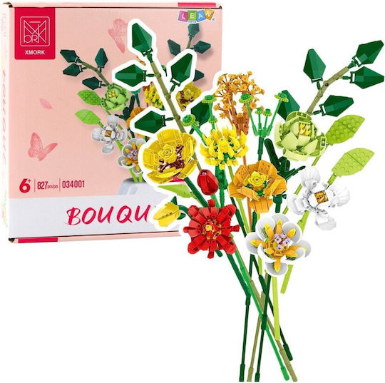 Building Blocks Flower Bouquet for 6+ Years 827 Pieces